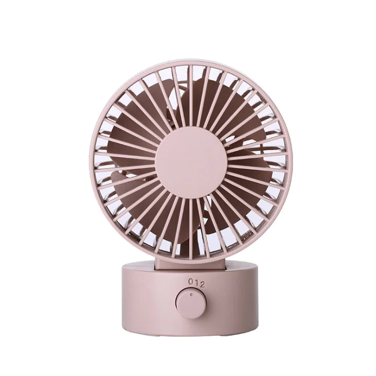Silent Dual-Blade Mini USB Desk Fan