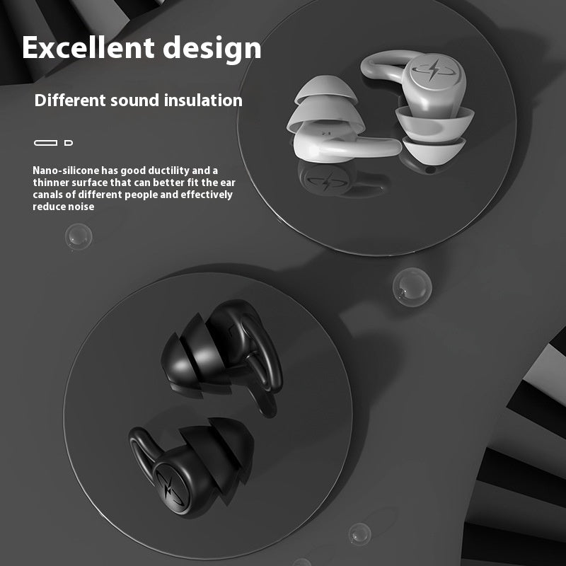 Noise Reduction Silicone Sleep Ear Plugs