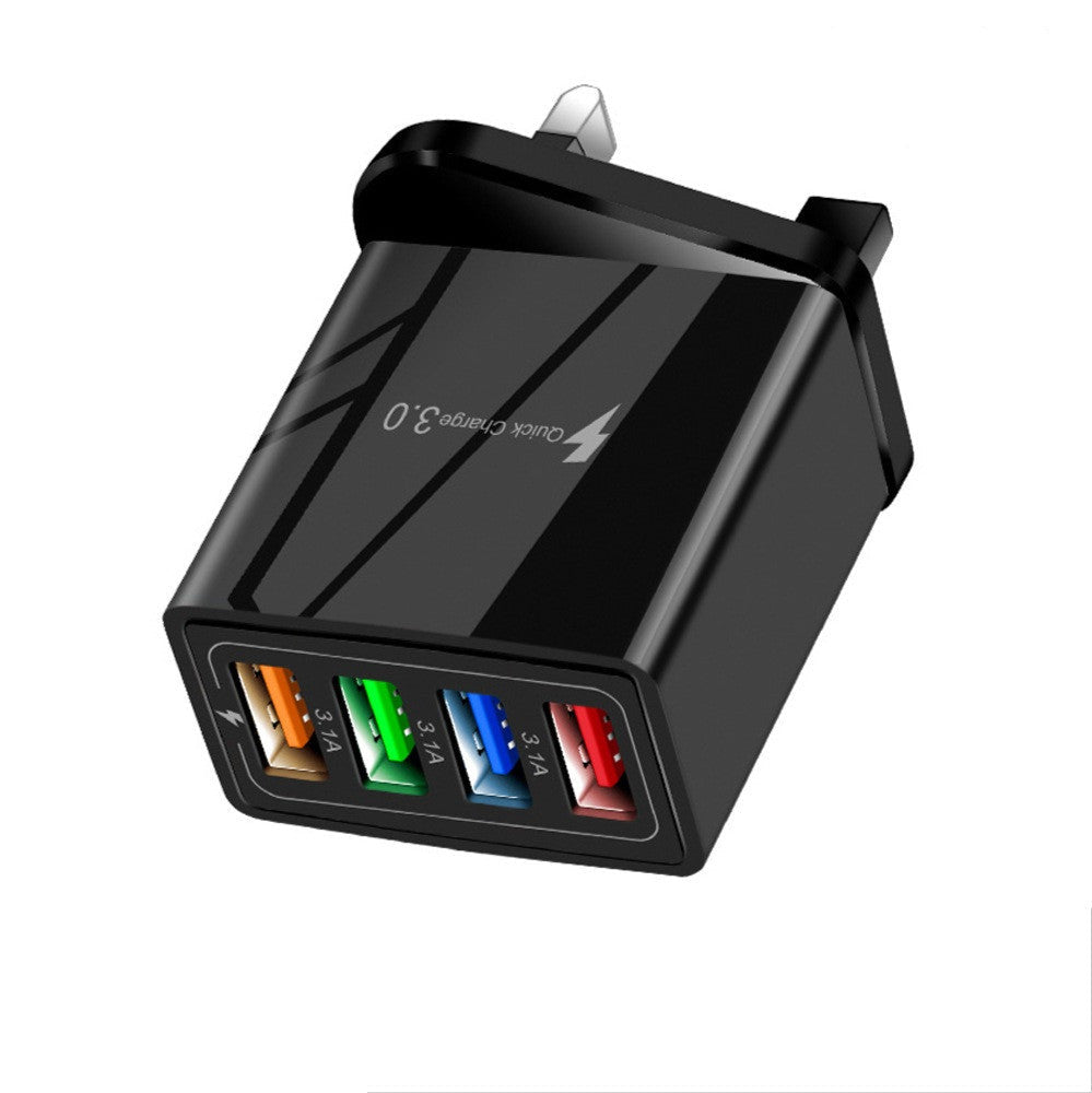 4-Port USB Fast Charger (5V 3A)
