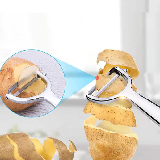 Stainless Steel Multifunctional Vegetable and Fruit Peeler