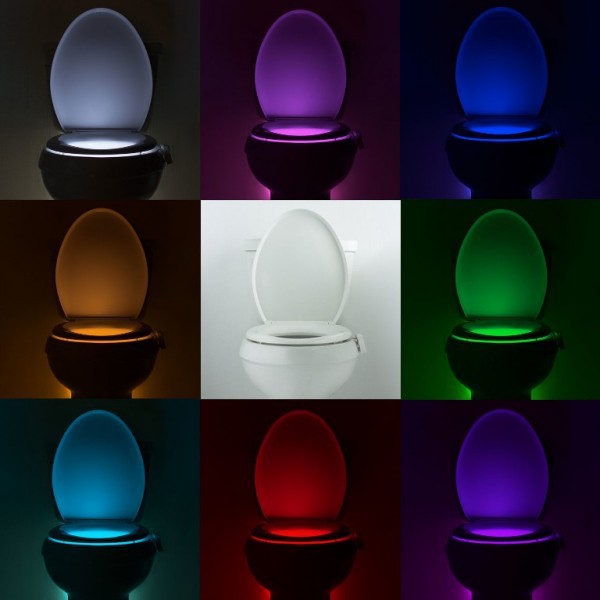 LED Motion Sensor Toilet Night Light