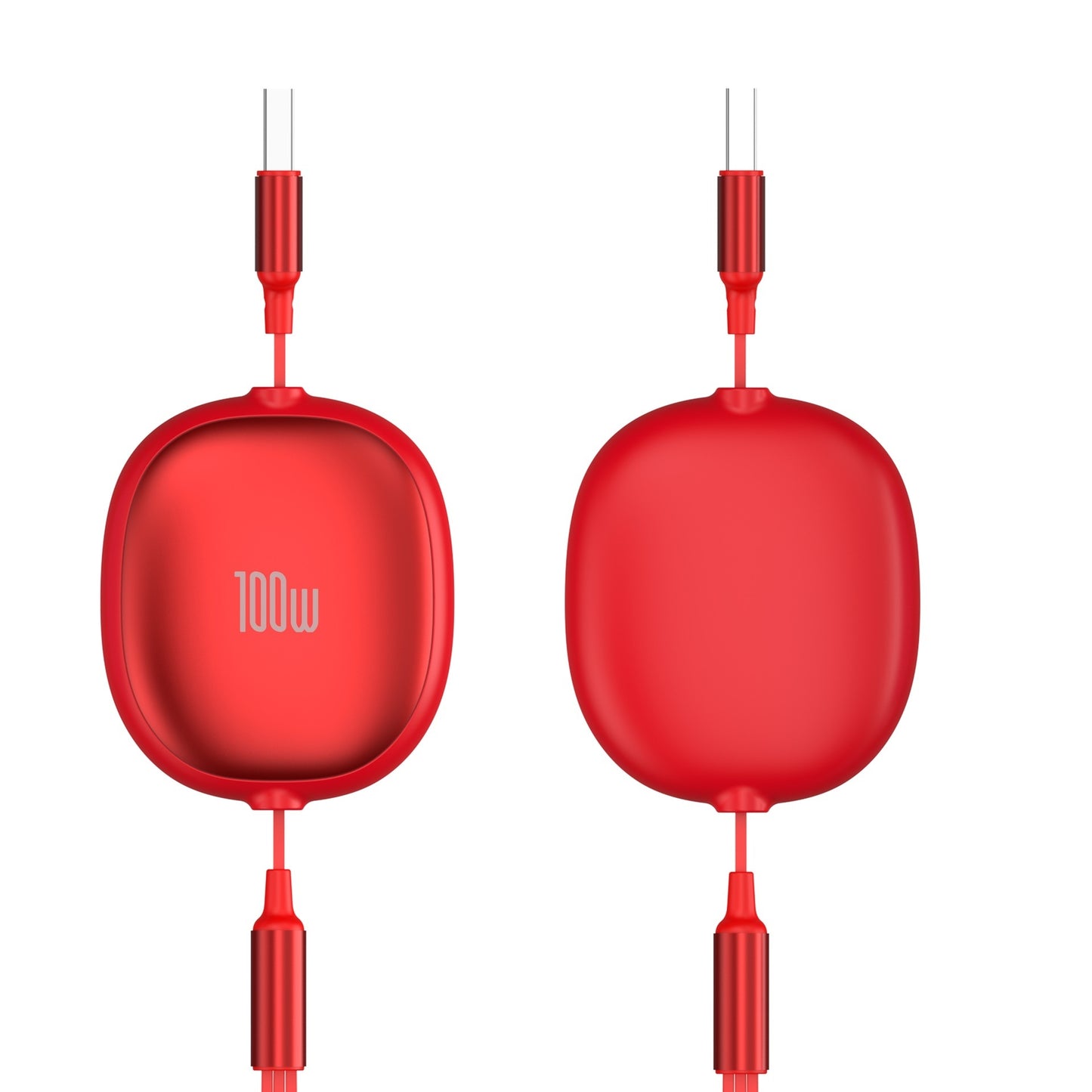 Metal case 3-in-1 Retractable Fast Charging Cable