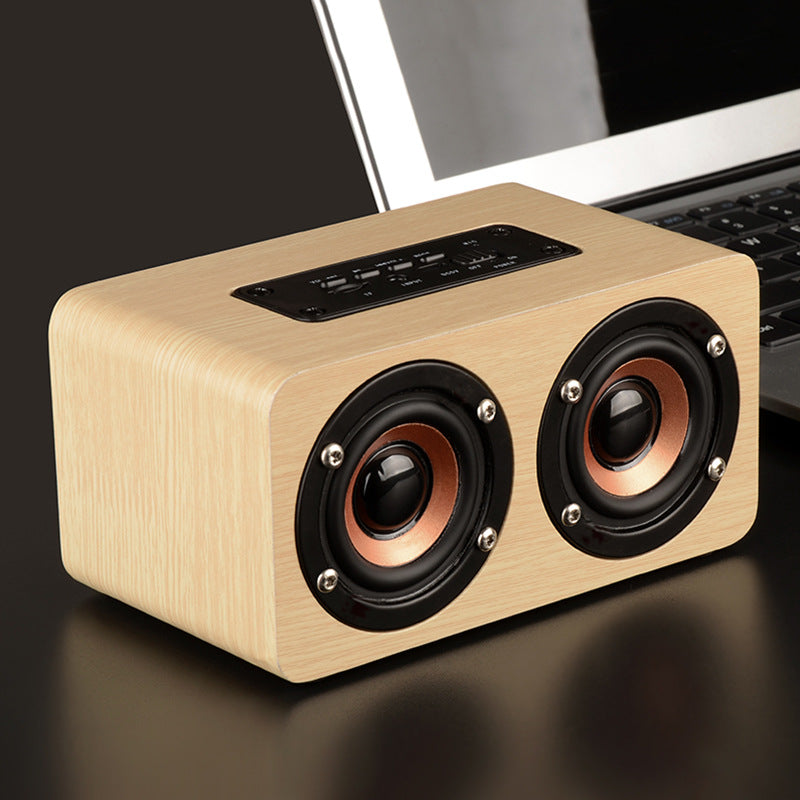 Bluetooth Wooden Mini Speaker (USB chargeable)