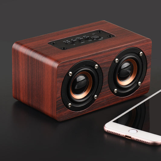 Bluetooth Wooden Mini Speaker (USB chargeable)