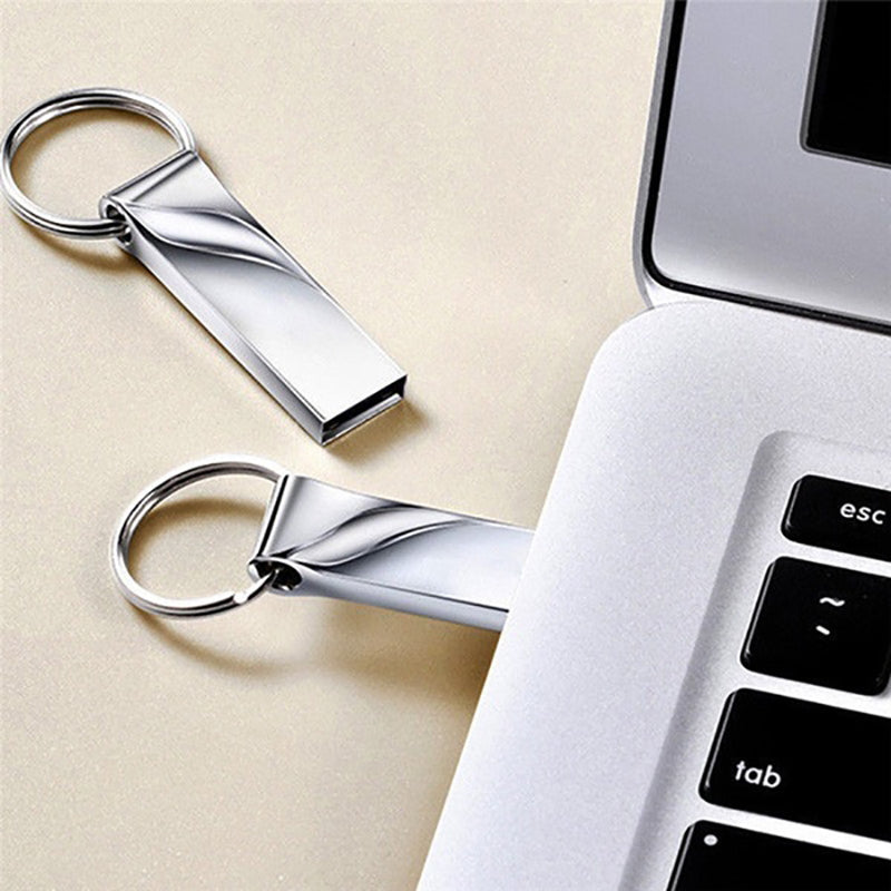 Metal Keyring USB Flash Drive – 64GB / 128GB