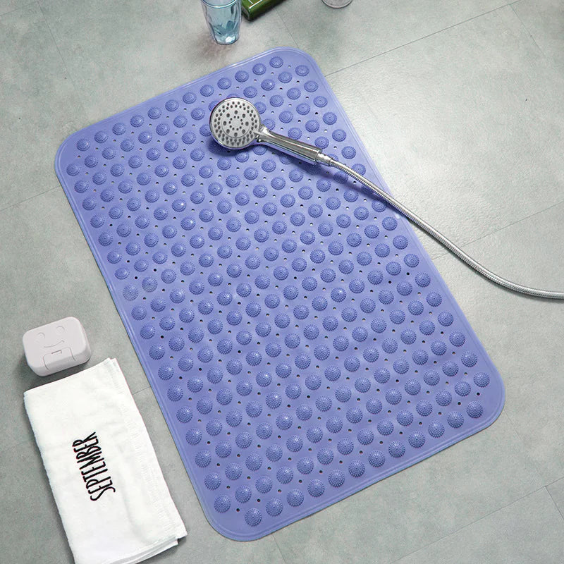Large Non-Slip Bath Mat with Suction Cups (27.5x13.8 in)
