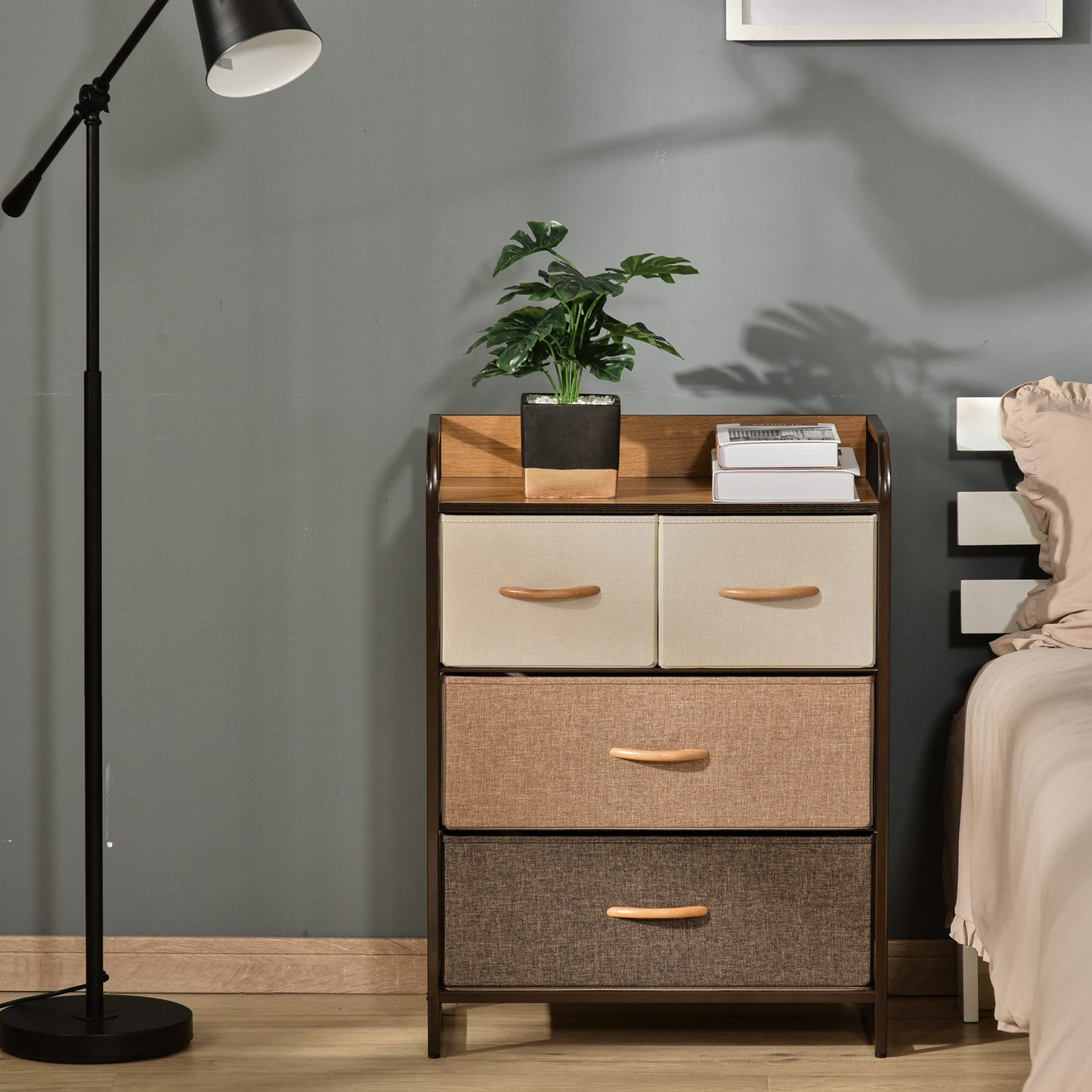 Lightweight 4-Drawer Dresser