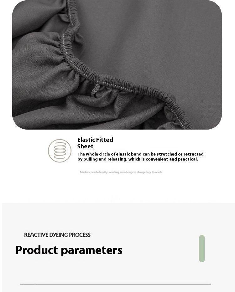 Solid Colour Fitted Bed Mattress Sheet