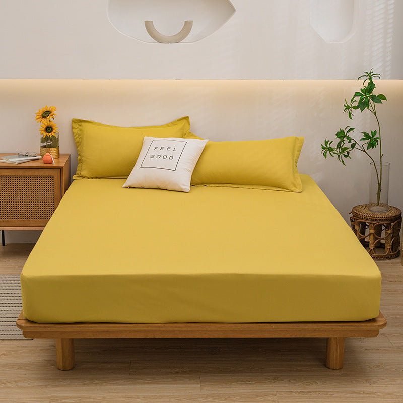 Solid Colour Fitted Bed Mattress Sheet