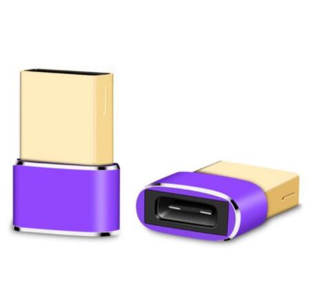 USB A To USB Type C OTG Adapter (Aluminum)