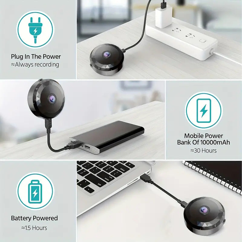 Wireless Mini WiFi Security Camera (HD 1080p)