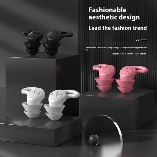 Noise Reduction Silicone Sleep Ear Plugs