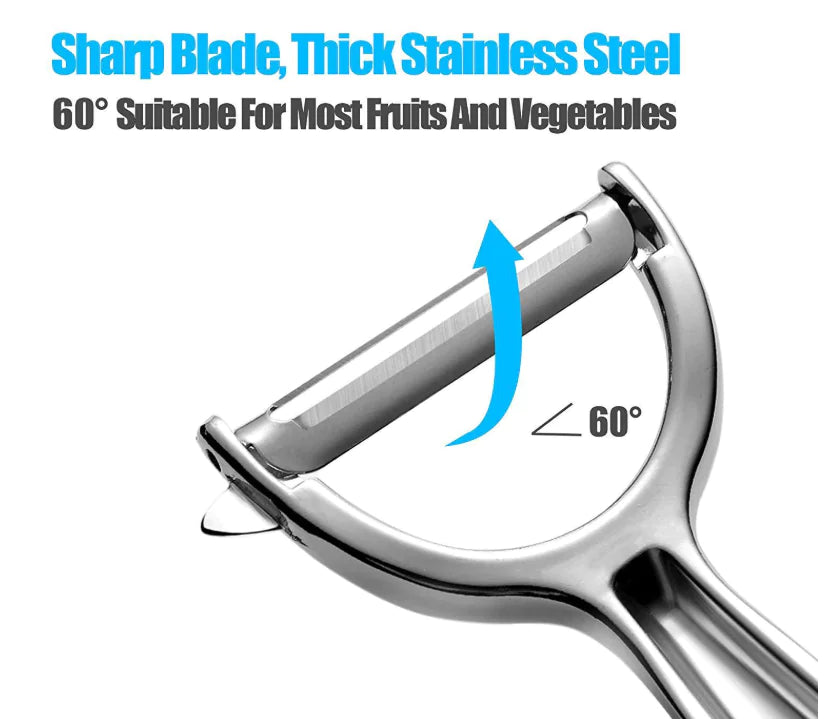 Stainless Steel Multifunctional Vegetable and Fruit Peeler