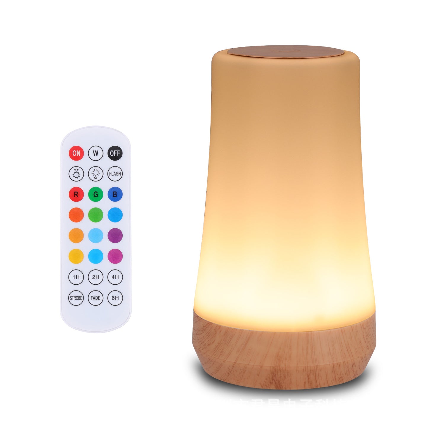 Wood Grain Ambient LED Lamp (Seven Colours)