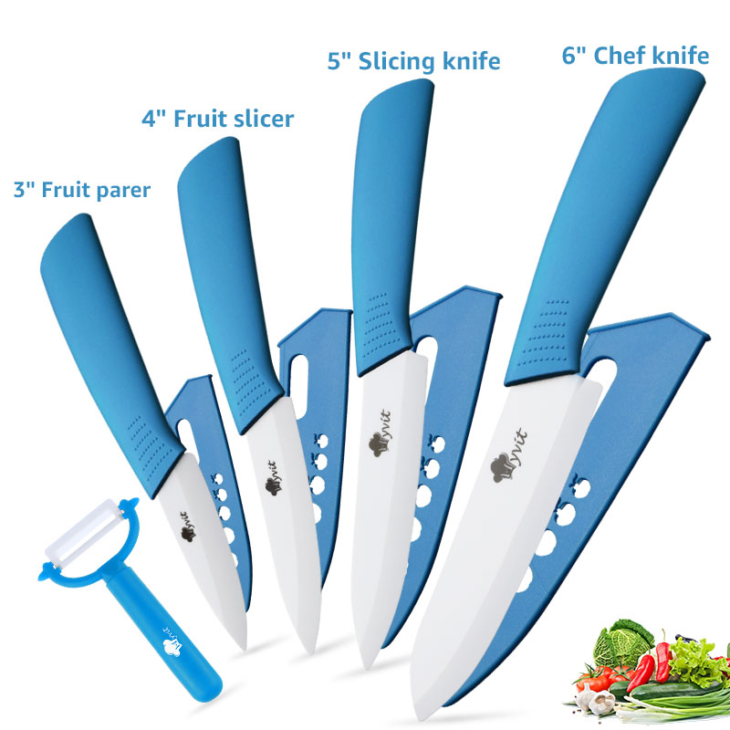 5-Piece Ceramic Knife Set (Zirconia Blades)