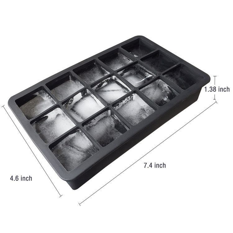 15-Cube Silicone Ice Tray