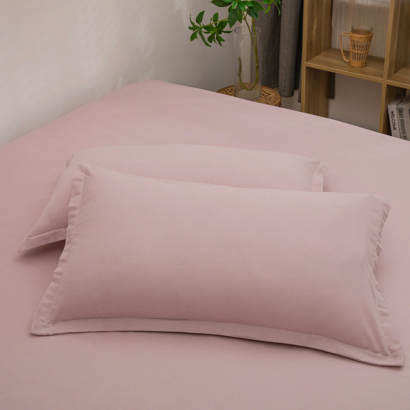 Plain Washed Cotton Pillowcase (48 × 74cm)