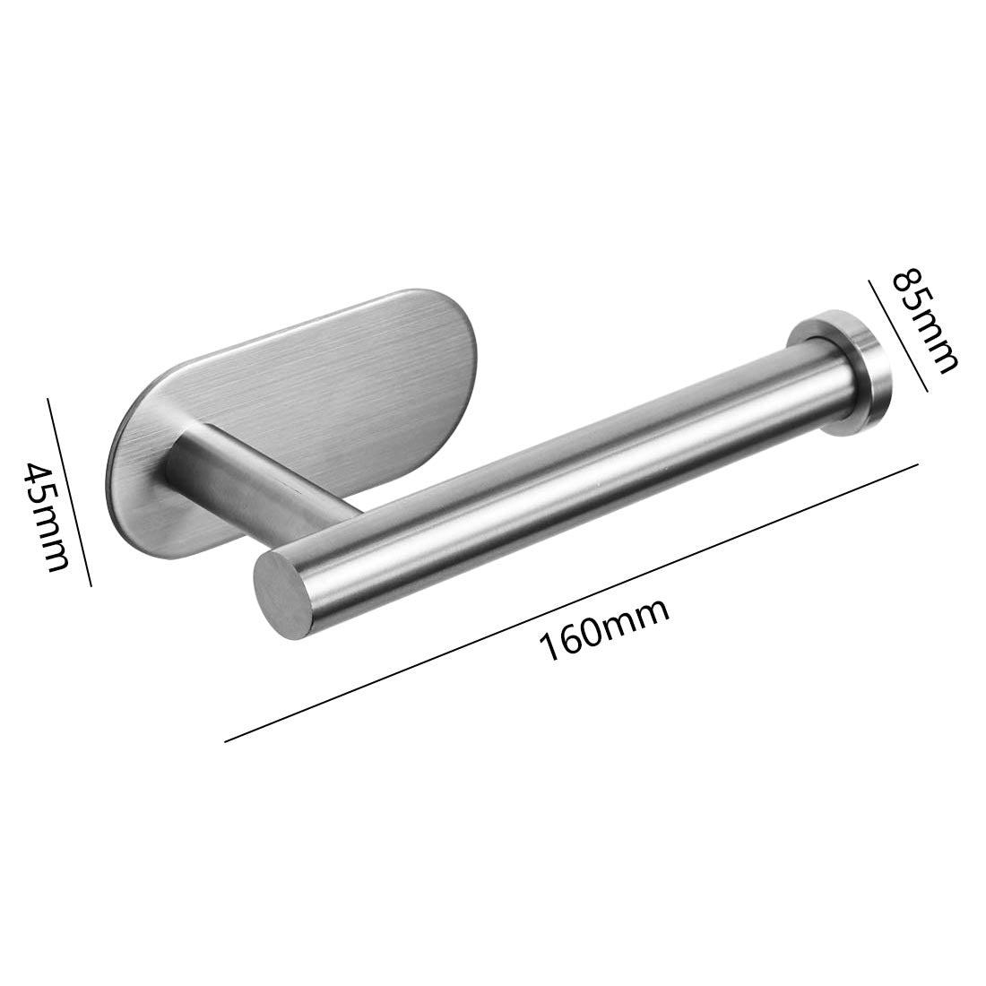 Self-Adhesive Stainless Steel Toilet Paper Holder