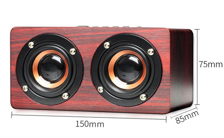 Bluetooth Wooden Mini Speaker (USB chargeable)