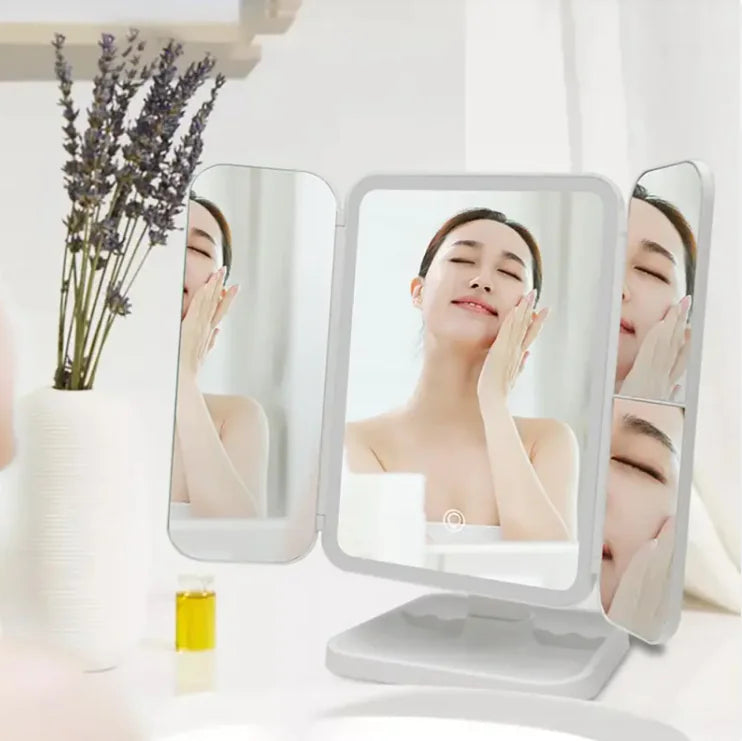 Glow View LED Mirror (USB rechargeable)