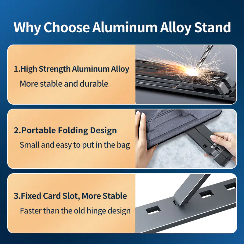 Portable Aluminum Foldable Laptop Stand