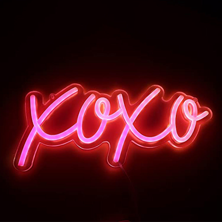 Acrylic Lamp "xoxo" (USB powered)