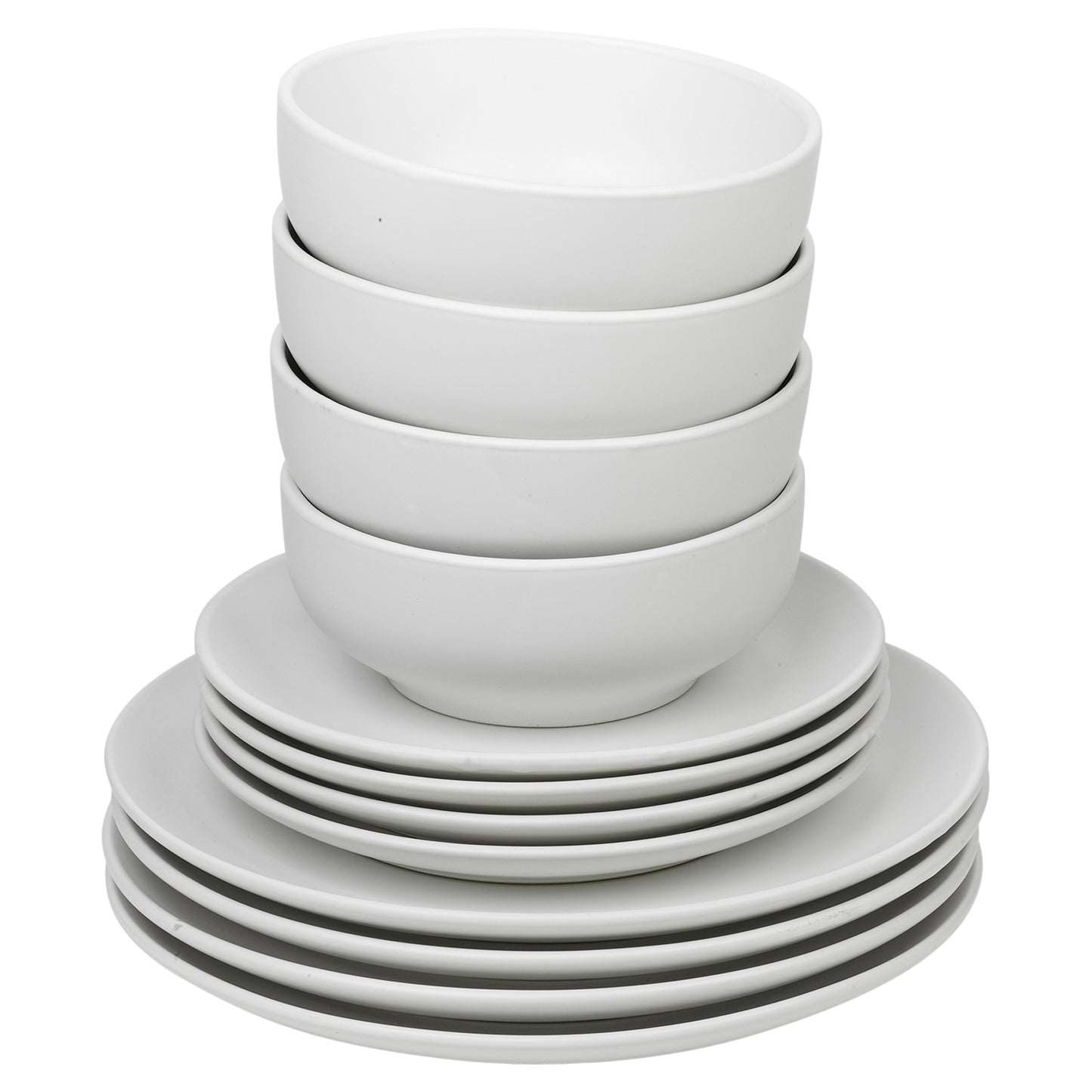 Coloured Stone Ceramic 12/24 Piece Dinnerware Crockery Plates Bowls Dining Set