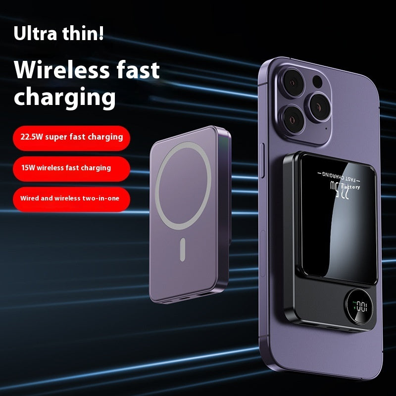 Thin Magnetic Wireless Power Bank
