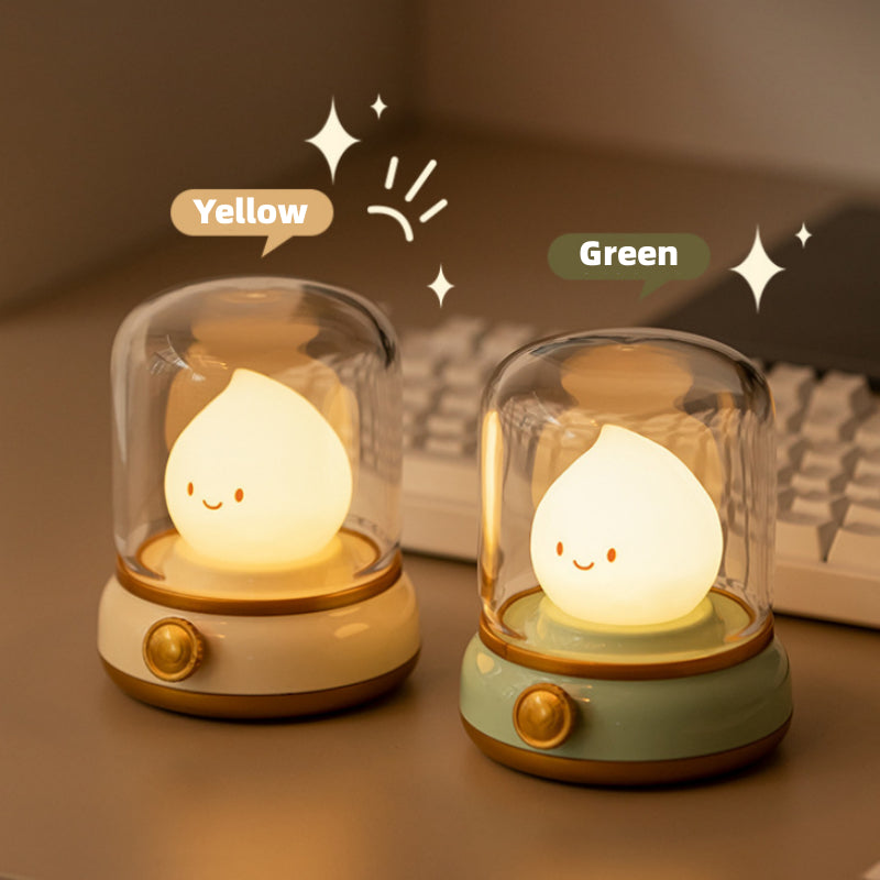 Retro Little Flame Night Lamp (LED. USB rechargable)