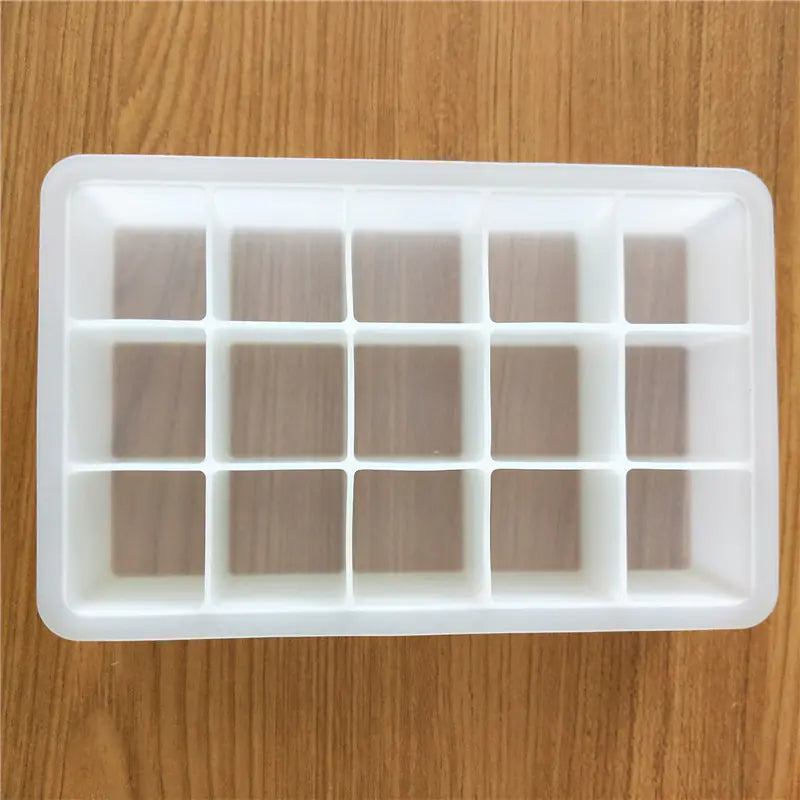 15-Cube Silicone Ice Tray