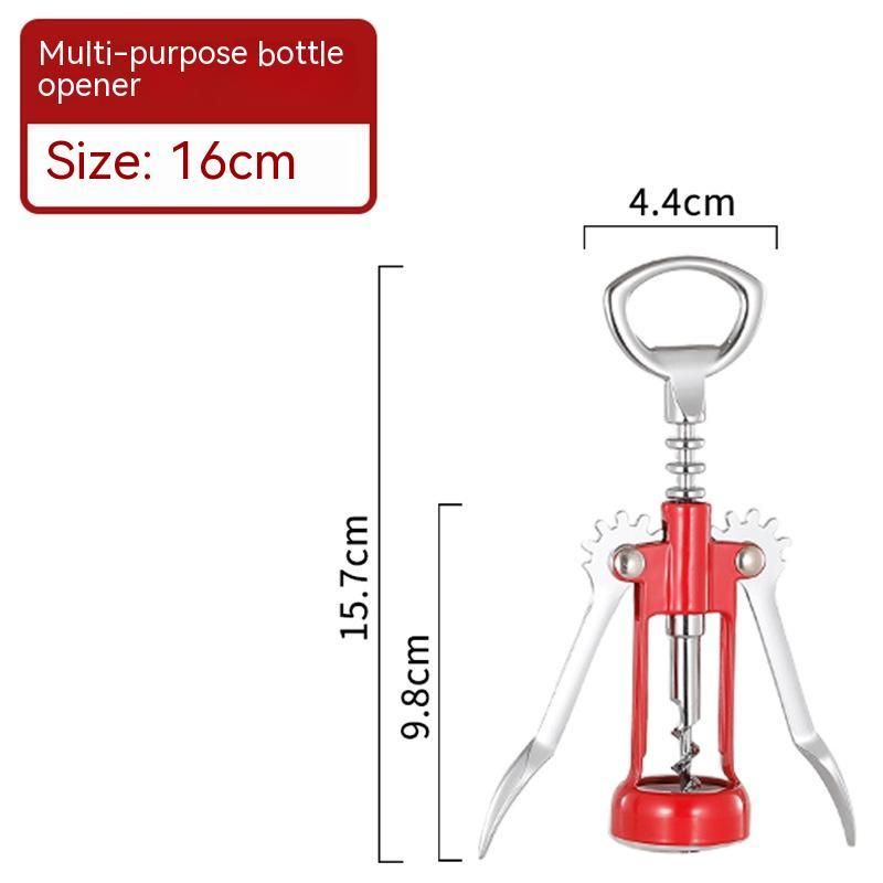 Multi-Function Stainless Steel Corkscrew