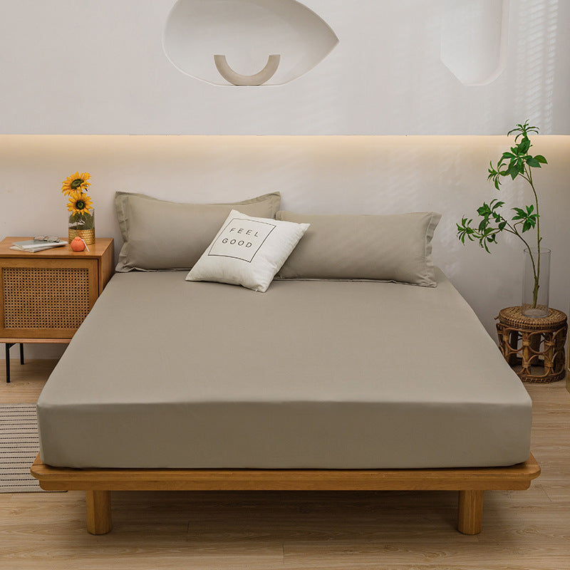 Solid Colour Fitted Bed Mattress Sheet