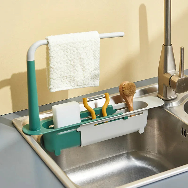 Expandable Sink Storage Rack (aka the Sink-Side Life Organiser)