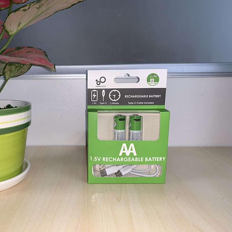 USB Rechargeable AA Batteries – Constant Voltage Lithium (Pack of 2 or 4)