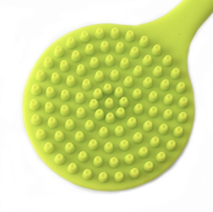 Silicone back scrubber - long handle