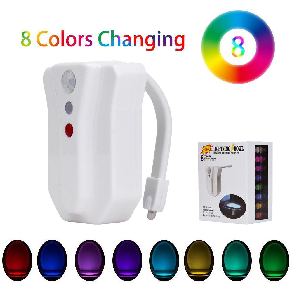 LED Motion Sensor Toilet Night Light