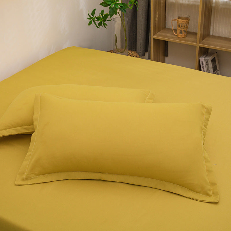 Plain Washed Cotton Pillowcase (48 × 74cm)