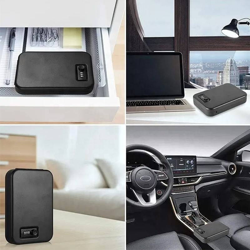 Portable Metal Lock Box & Security Cable