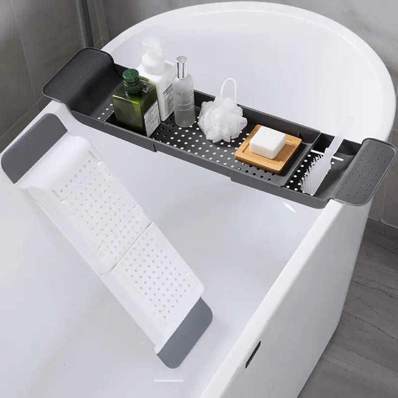 Retractable Bathtub Shelf