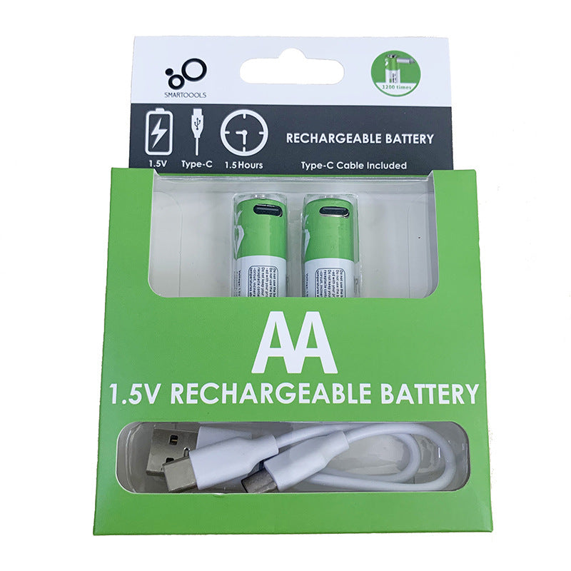 USB Rechargeable AA Batteries – Constant Voltage Lithium (Pack of 2 or 4)