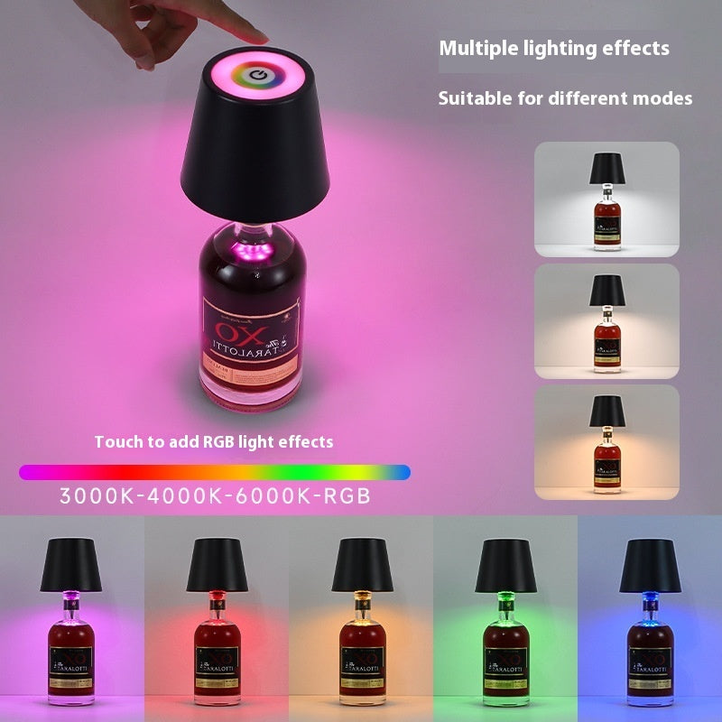 Wireless Wine Bottle Lamp (USB Rechargeable)