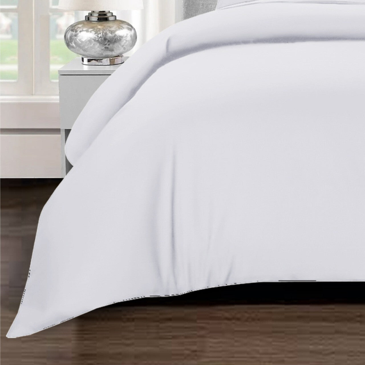 100% Egyptian Cotton Duvet Quilt Cover Bedding Set Double King Super King Size