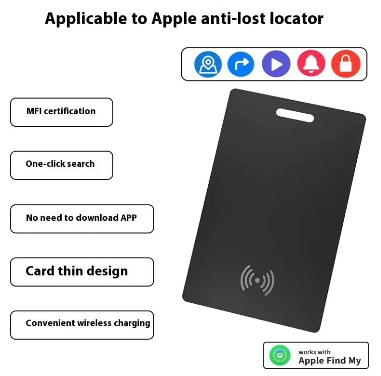Anti-Loss Tracker Card (Apple or Android)
