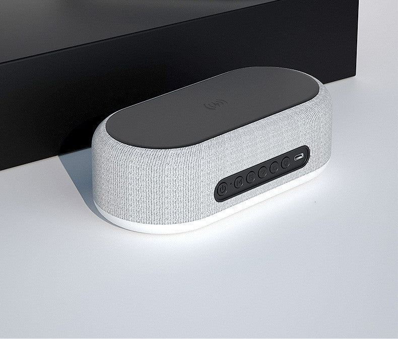 4-in-1 Bedside Alarm Clock, Wireless Charger & Night Light