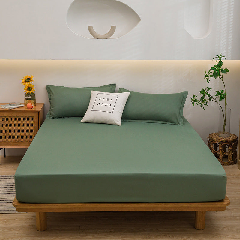 Solid Colour Fitted Bed Mattress Sheet