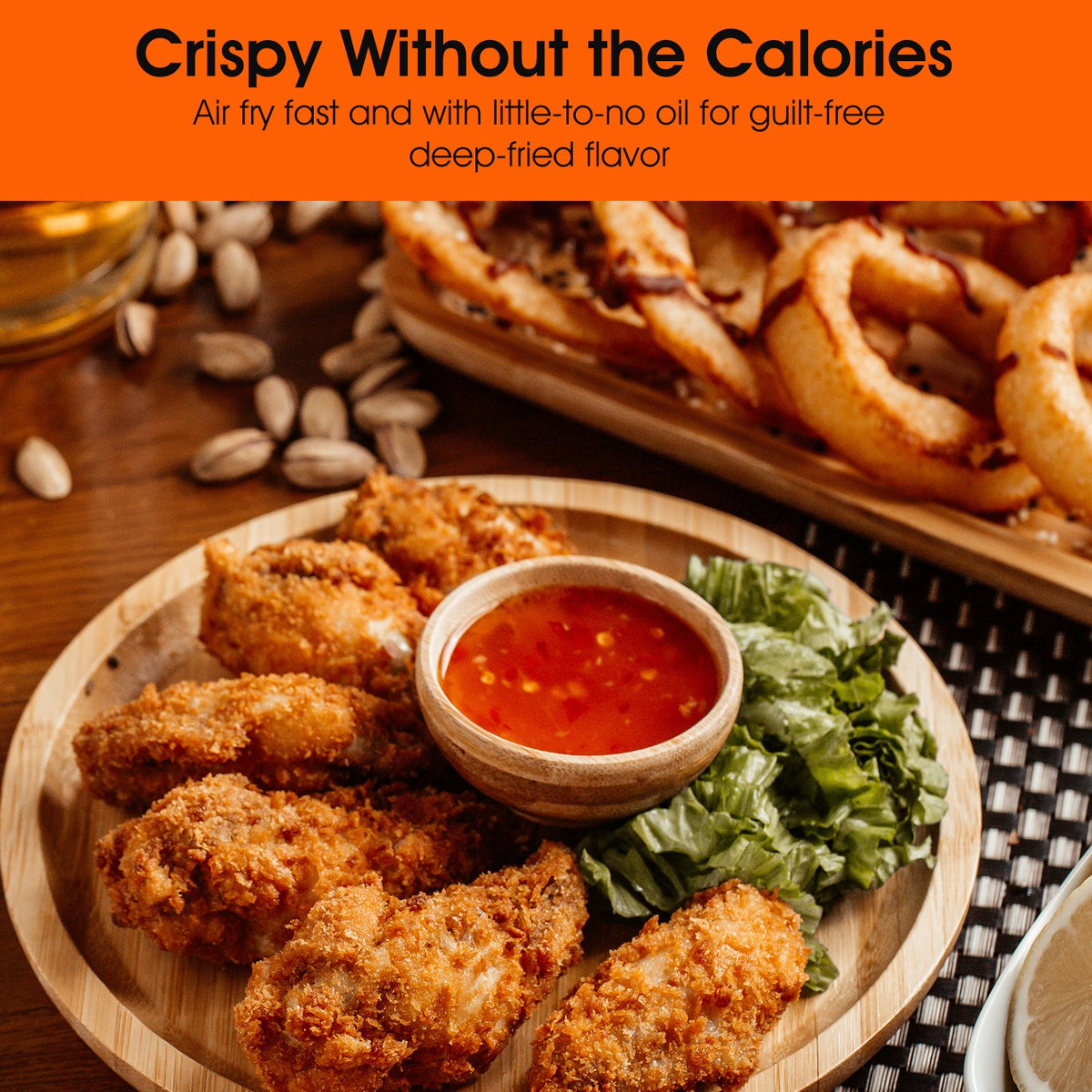 Air Fryer 6L Large Capacity Digital Touch Screen Mulitifunction Oil Free Frying