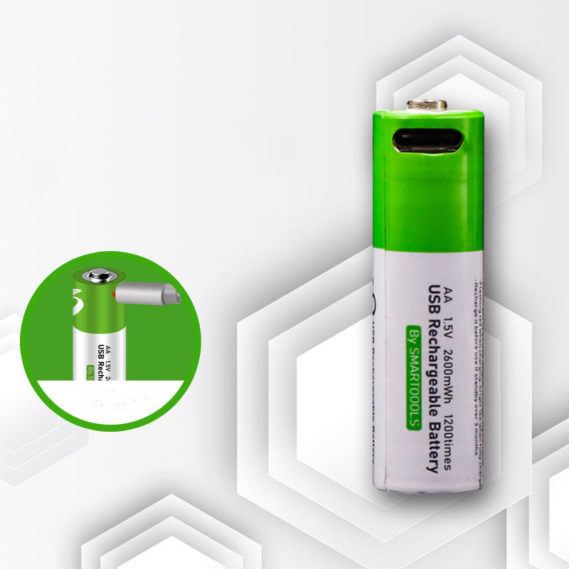 USB Rechargeable AA Batteries – Constant Voltage Lithium (Pack of 2 or 4)