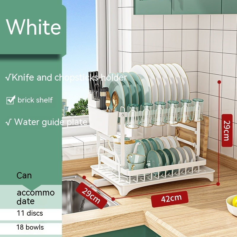 Multi-Function Dish & Cup Drying Rack – Foldable Kitchen Organiser