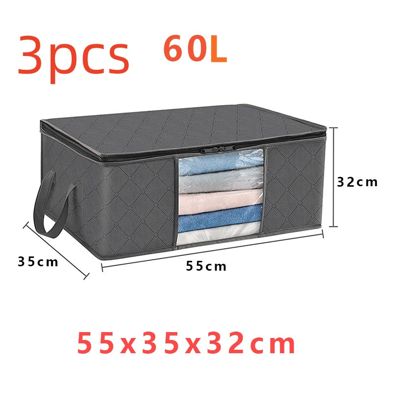 Large Capacity Clothing Storage Box (With Clear Window)