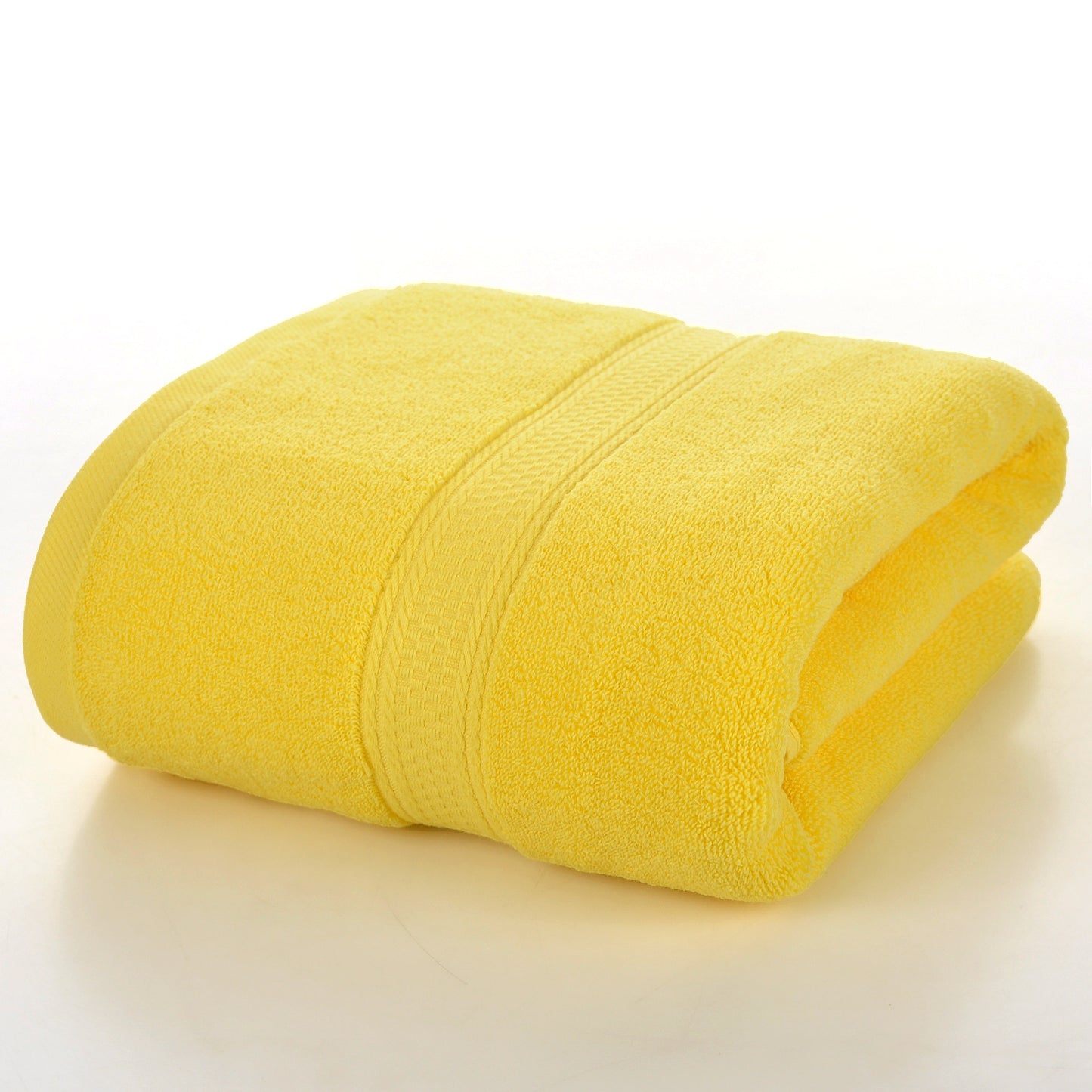 Plain Cotton Bath Towel, Soft and Absorbent